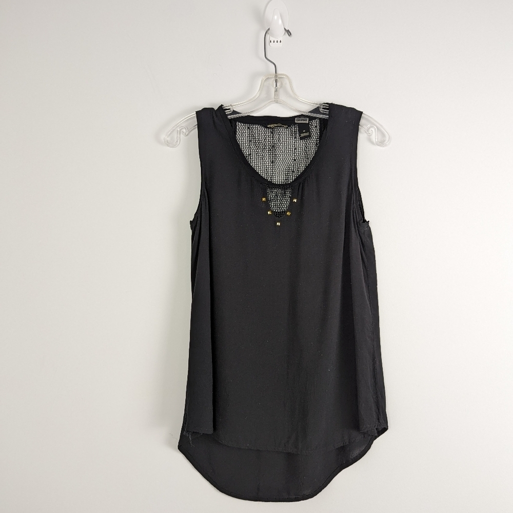 Women's Millenium Embellished Neckline Tank, Size M